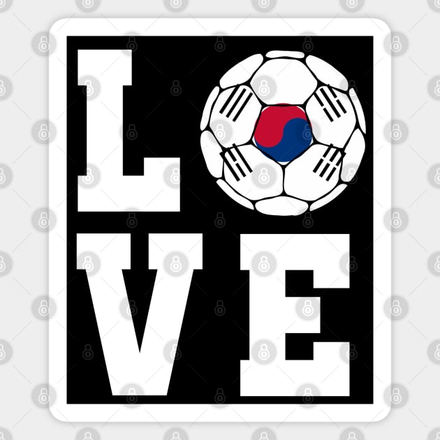 South Korea Football Magnet by footballomatic